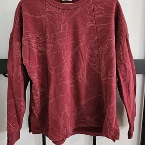 Elegant Maroon Sweatshirt for Women